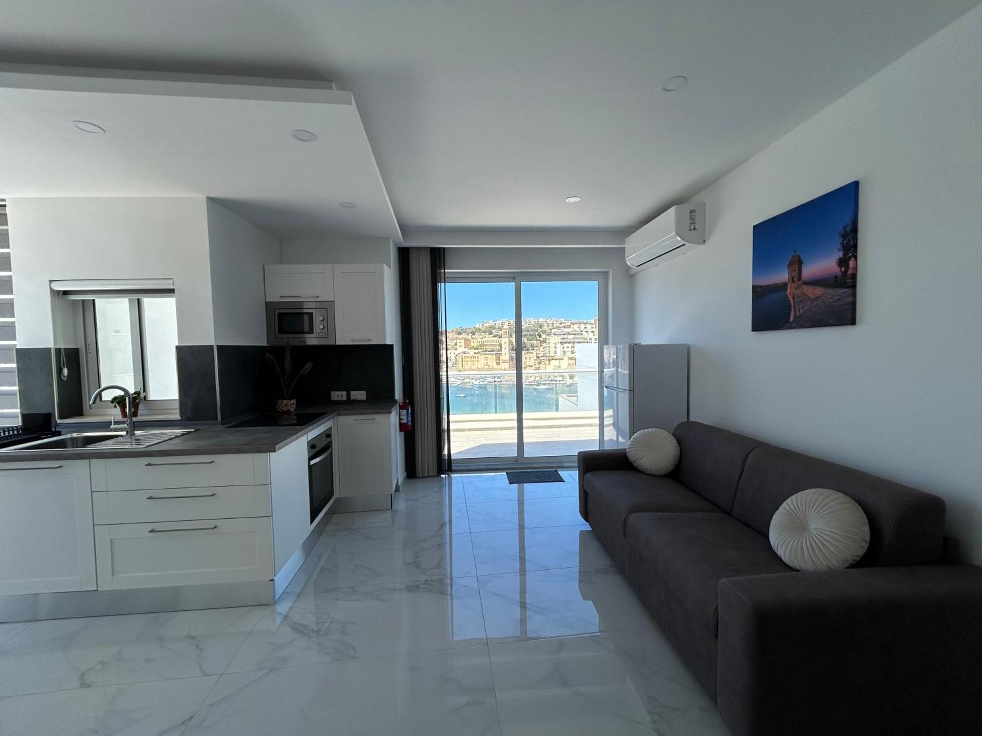Seaview Setters Penthouse Marsaskala Daire Dış mekan fotoğraf
