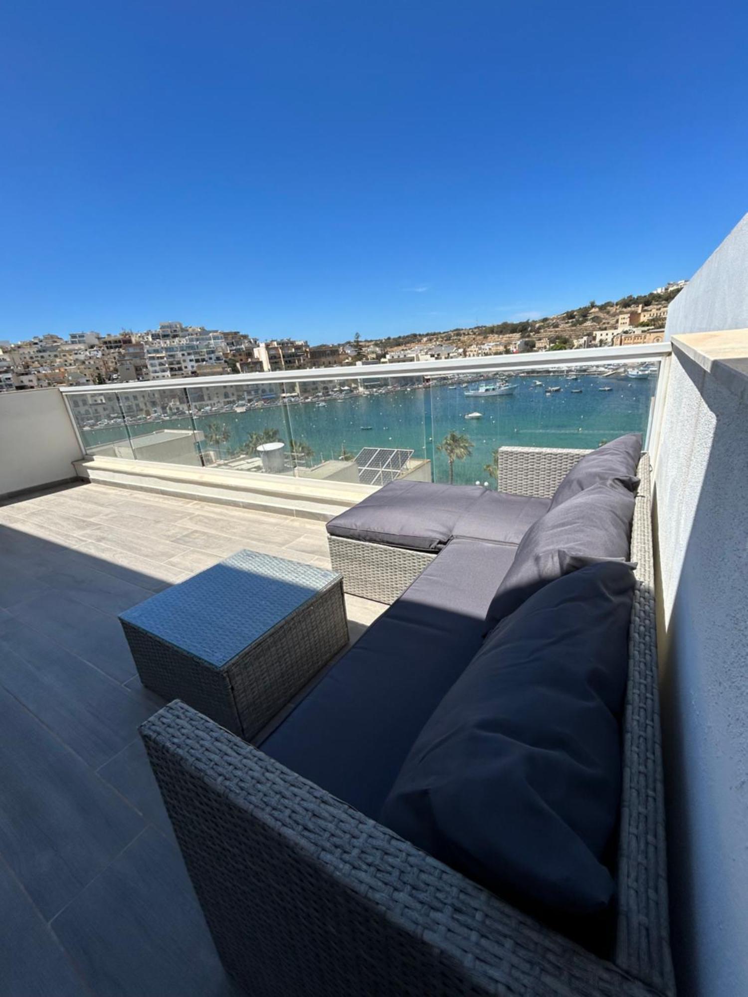 Seaview Setters Penthouse Marsaskala Daire Dış mekan fotoğraf